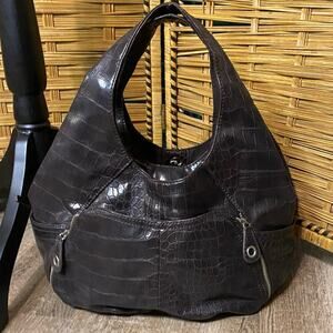 Bueno Brown Hobo Bag with Durable Design